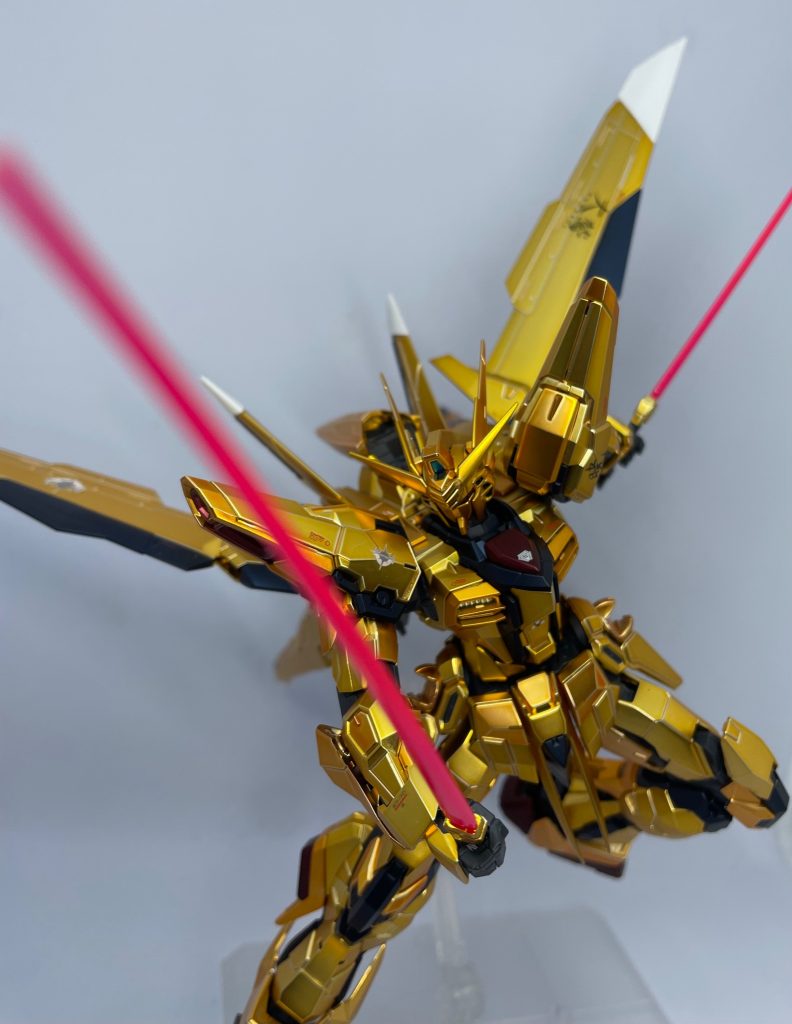 RG 1/144 アカツキガンダム(オオワシ装備)&シラヌイパック–4枚目/制作者：もこやま