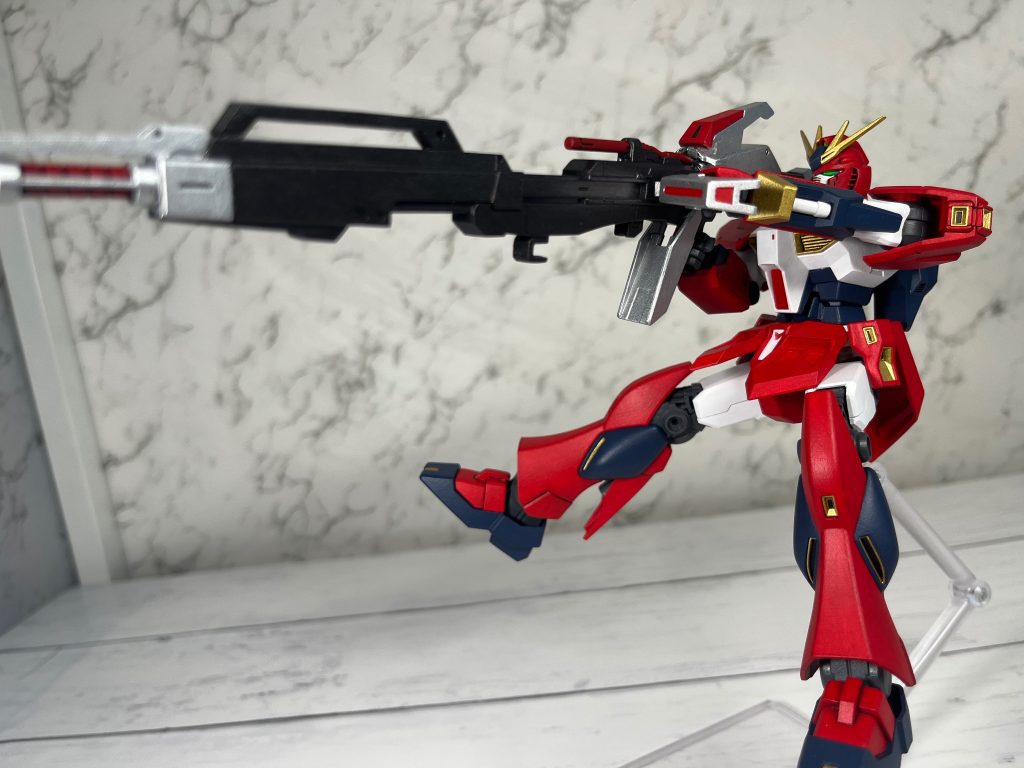 νガンダム(微改造ハイパーメガランチャー装備)–4枚目/制作者：マイペ→すプラモ