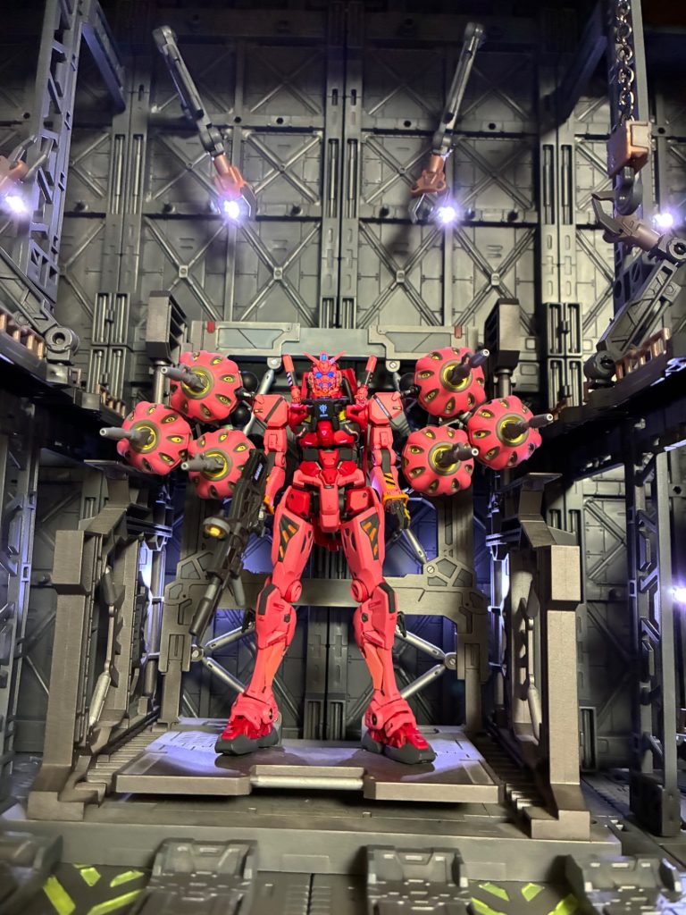 赤いガンダム&拡張セット–2枚目/制作者：じーじょ