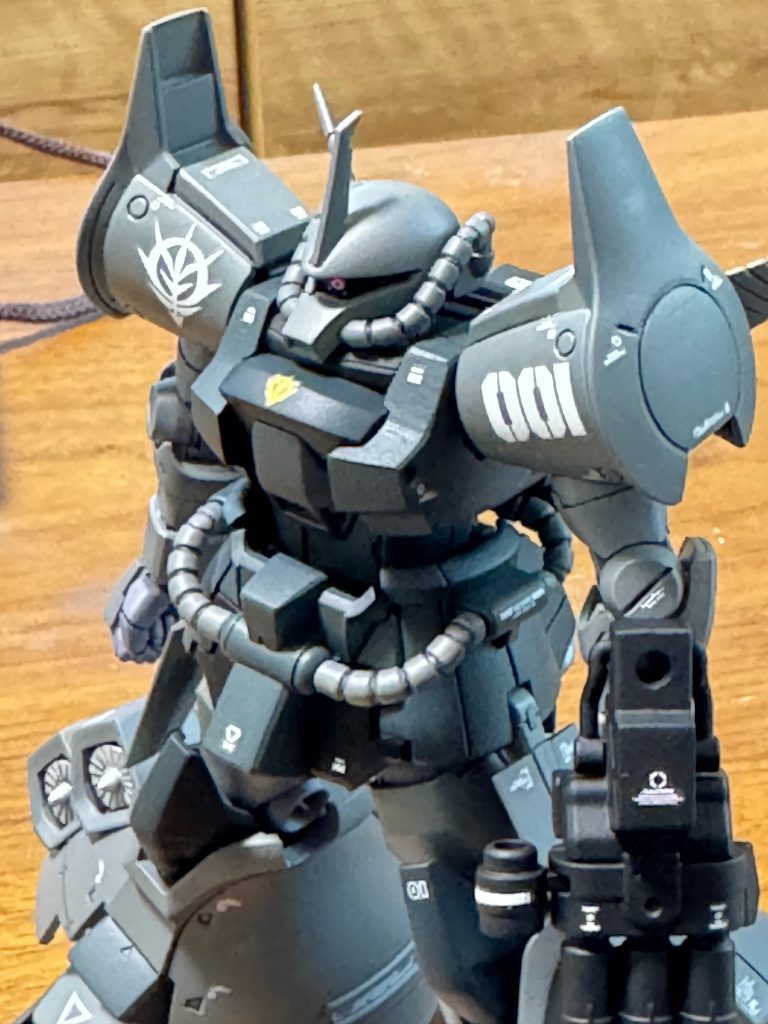 プラモ狂四郎がトム・キャットを作る話があり当時自分も影響を受け作った記憶があります…今回は戦闘機をイメージし塗装、デカールしました。