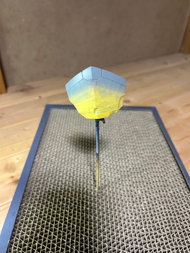 色合いが違うところに関してはマスキングしてからの再塗装