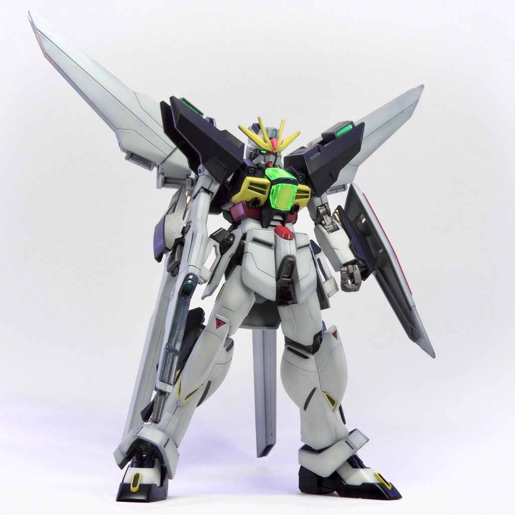 HGAW ガンダムダブルエックス (黒立ち上げ)–4枚目/制作者：ARIKA_plamozombie