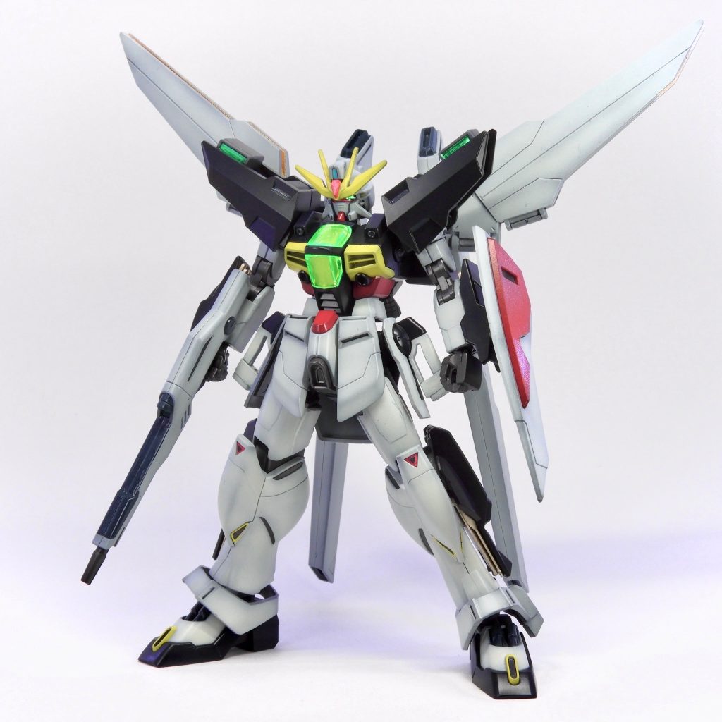 HGAW ガンダムダブルエックス (黒立ち上げ)–5枚目/制作者：ARIKA_plamozombie