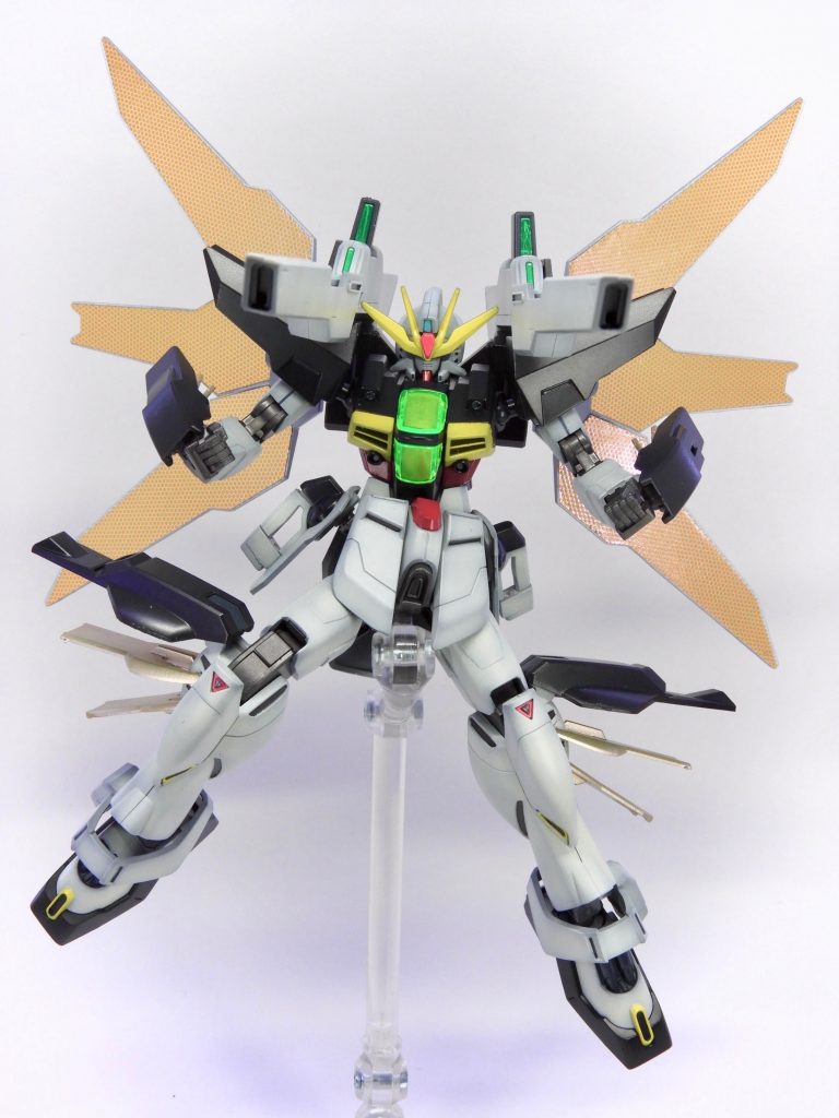 HGAW ガンダムダブルエックス (黒立ち上げ)–2枚目/制作者：ARIKA_plamozombie
