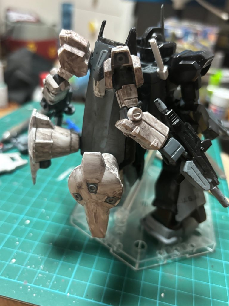 ガンダムMk-Ⅱ BLACK CYCLOPS  推進機兼多腕戦闘支援機装着時–2枚目/制作者：セキショウアカシ五両士
