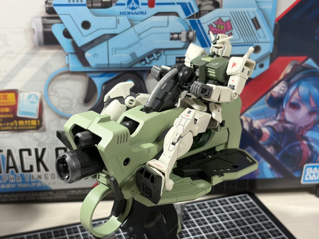 ガールガンレディのアタックガールガンが爆安で入手できたので、支援メカを作ってみました。