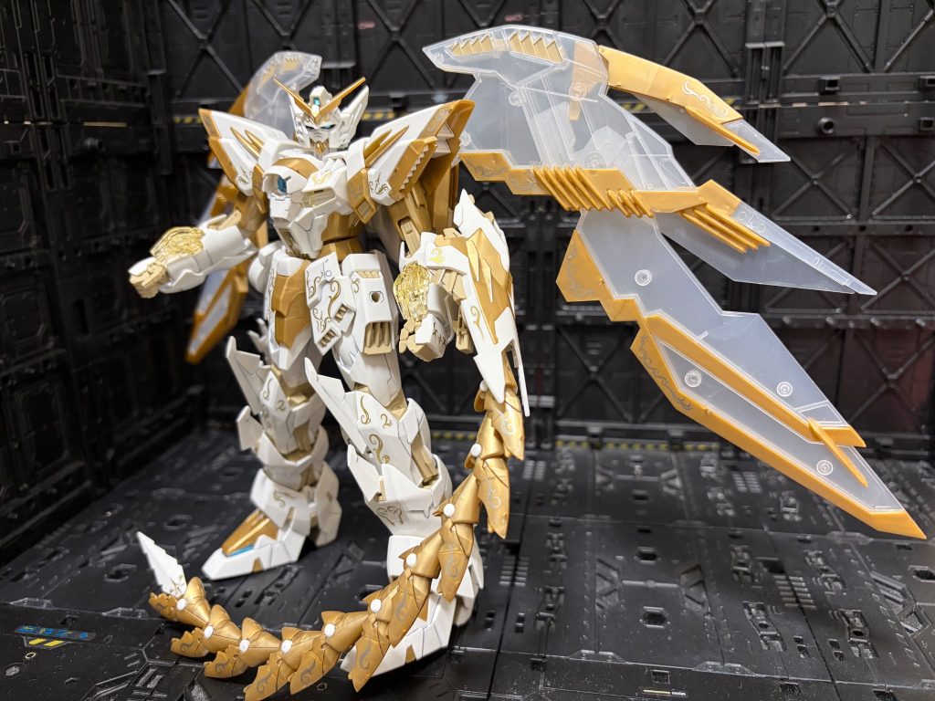 スミ入れして光沢仕上げにしただけですが、めっちゃゴージャスです！