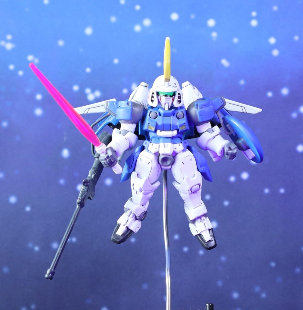 正面から。