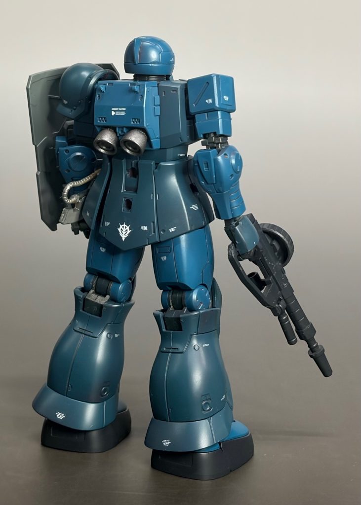 シャリア専用リックドムのカラーレシピを参考に調色。割と上手く再現できたかと思います。