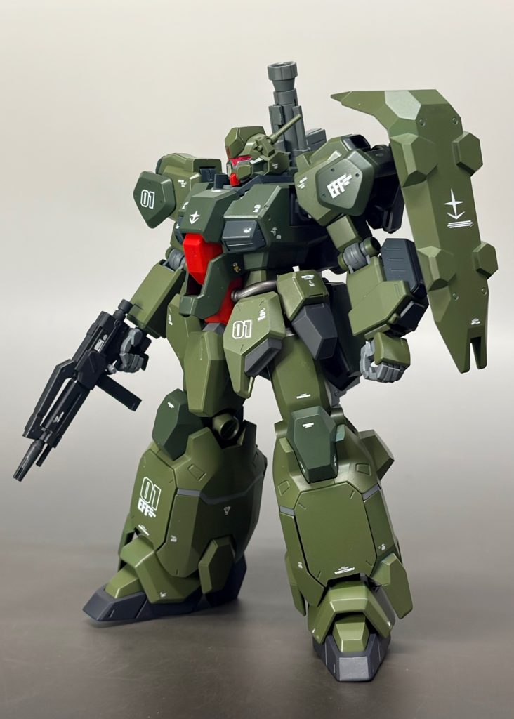 HG グスタフ・カール00型を北米戦仕様カラーに全塗装。マイブームのオリーブドラブ。キットを手にした時から絶対に似合う気がしました。