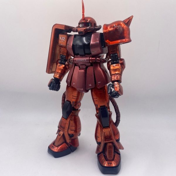 シャアザクメカニカルコアメッキ塗装