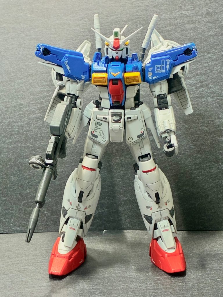 スミ入れはグレーで、主張しすぎない感じにしました。