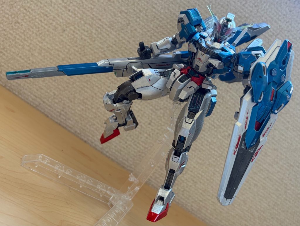 水星の魔女の機体はシュっとしていて作りごたえありますね