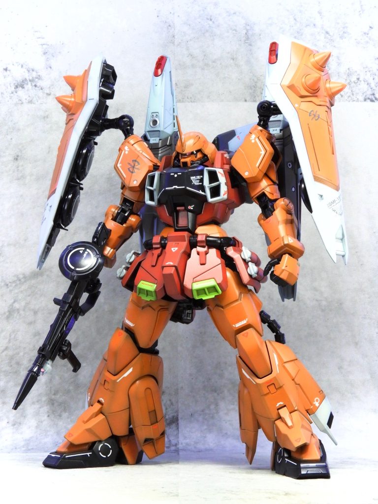 MG ブレイズザク (ハイネ機) 黒立ち上げ–3枚目/制作者：ARIKA_plamozombie