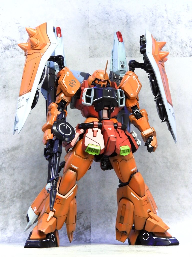 MG ブレイズザク (ハイネ機) 黒立ち上げ–2枚目/制作者：ARIKA_plamozombie