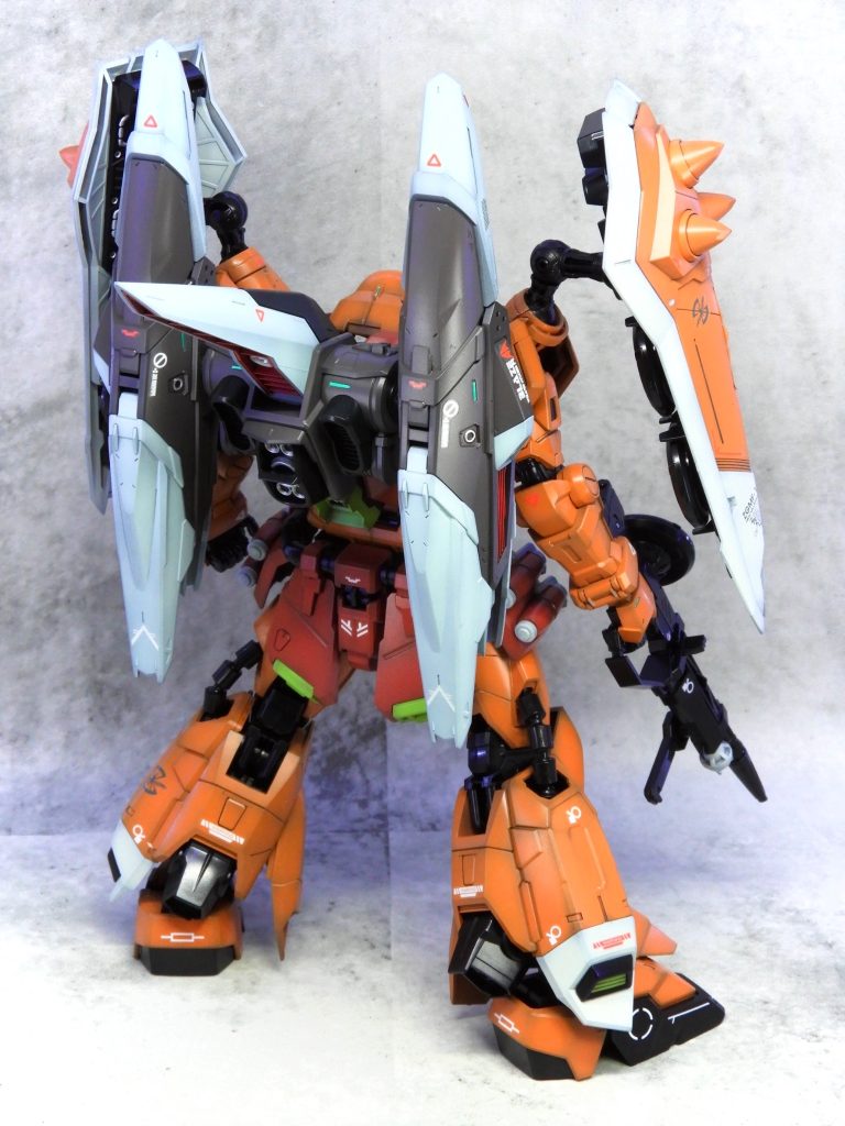 MG ブレイズザク (ハイネ機) 黒立ち上げ–6枚目/制作者：ARIKA_plamozombie