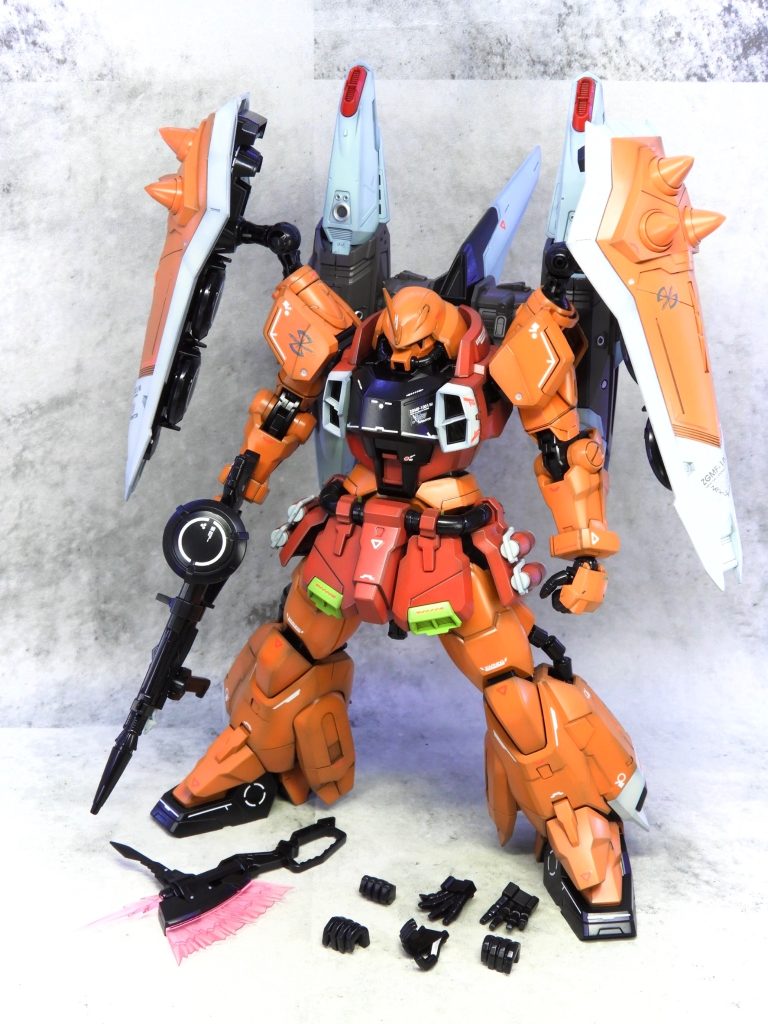 MG ブレイズザク (ハイネ機) 黒立ち上げ–9枚目/制作者：ARIKA_plamozombie