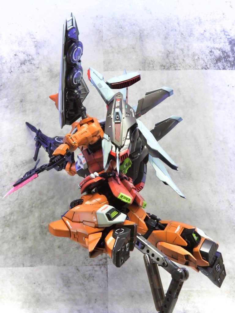 MG ブレイズザク (ハイネ機) 黒立ち上げ–8枚目/制作者：ARIKA_plamozombie