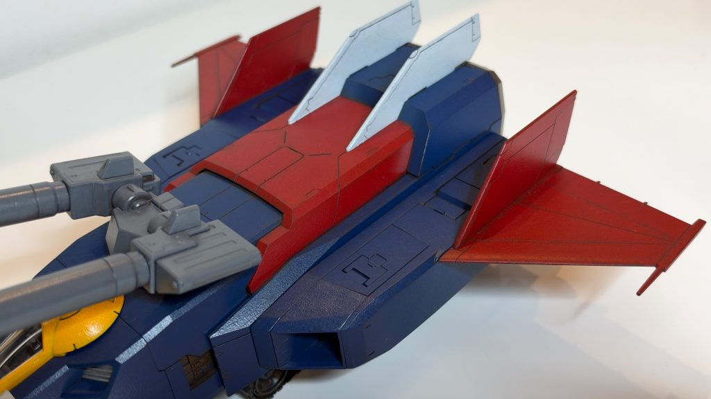 墨入れはせず下地活かしで(gundam-kao1)
