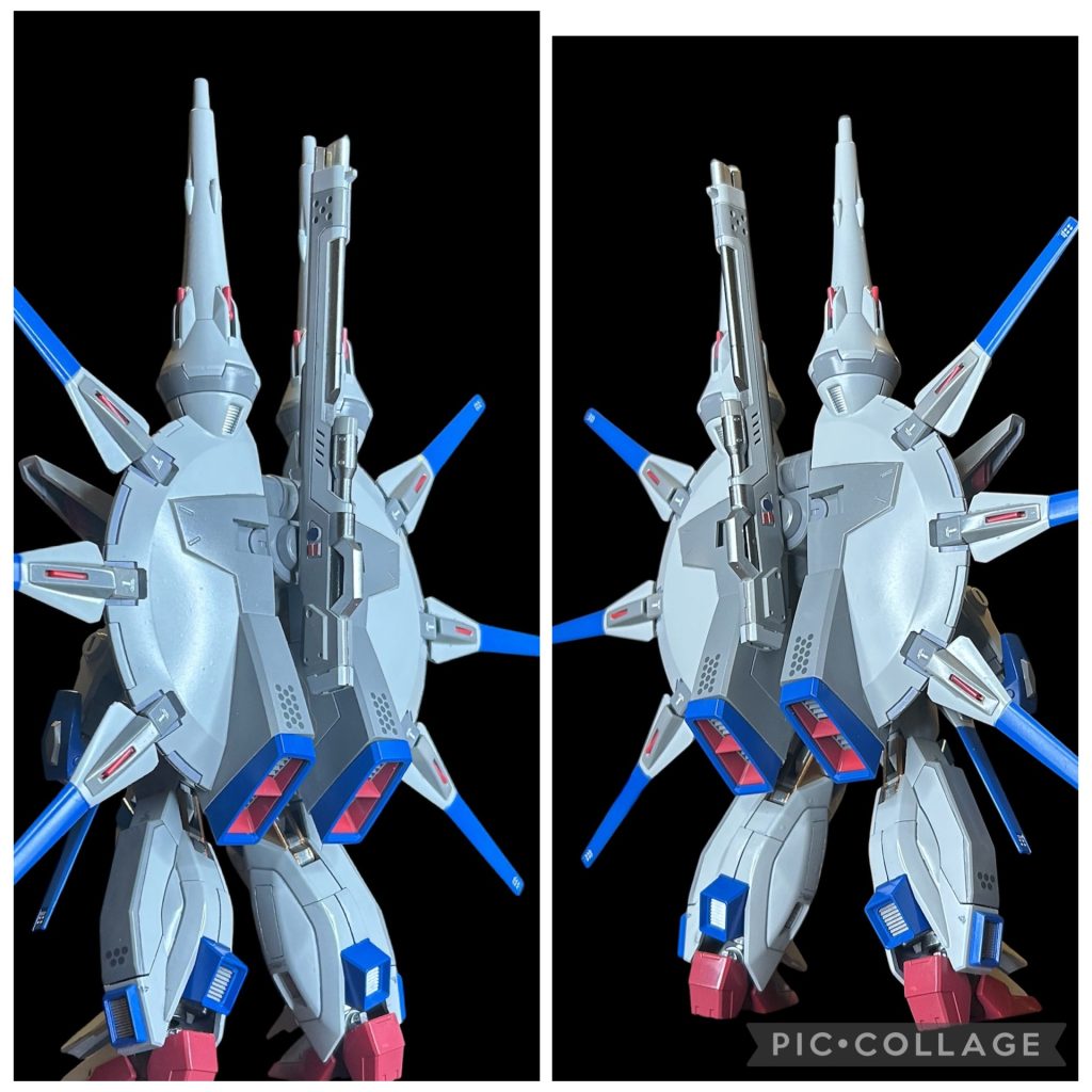 バックパックは塗り分けました。