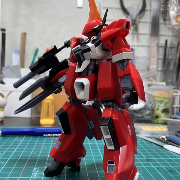 テール欠品部の代替え制作。Zプラスの腰カノンがあったんで、テールバインダー風に改造してみました。（4枚目）