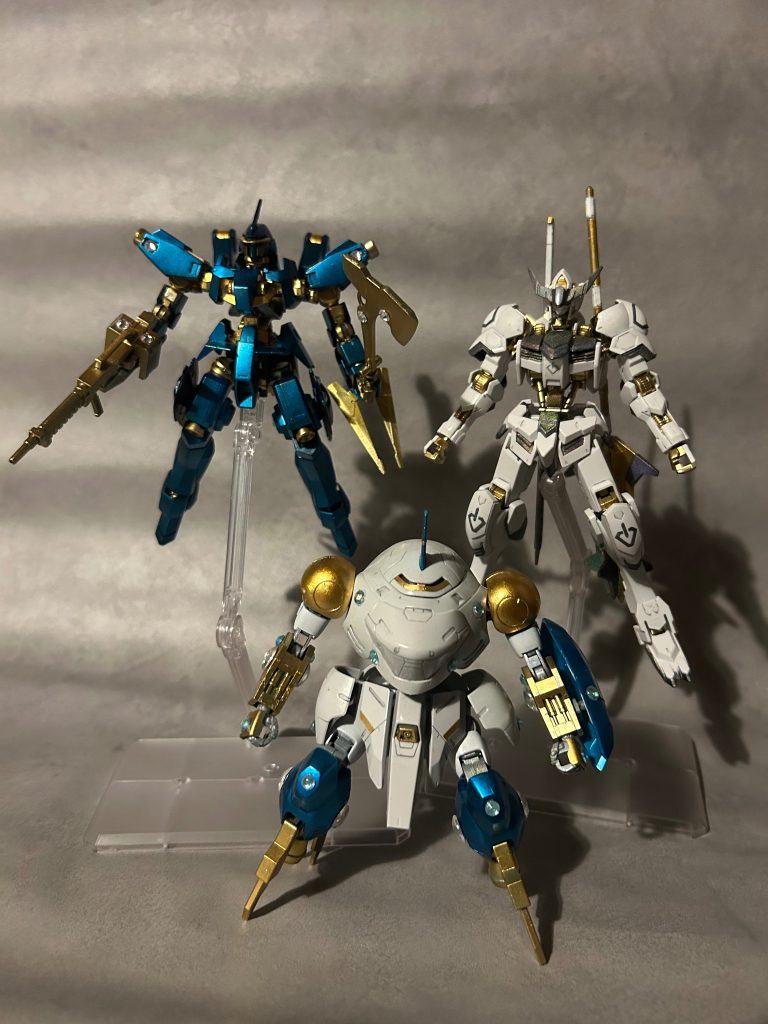 先月から作品作りをはじめて、このバルバトスで3体目になりました。鉄血機体が好きなので、しばらくは鉄血メインで作品作りをしていきたいです。最後までお読みいただき、ありがとうございました。