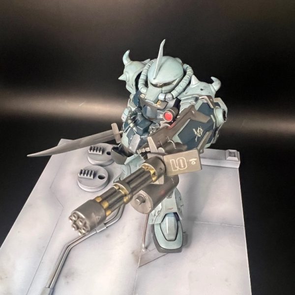 【過去作】初挑戦　HG・MGグフカスタム【短縮SD化】