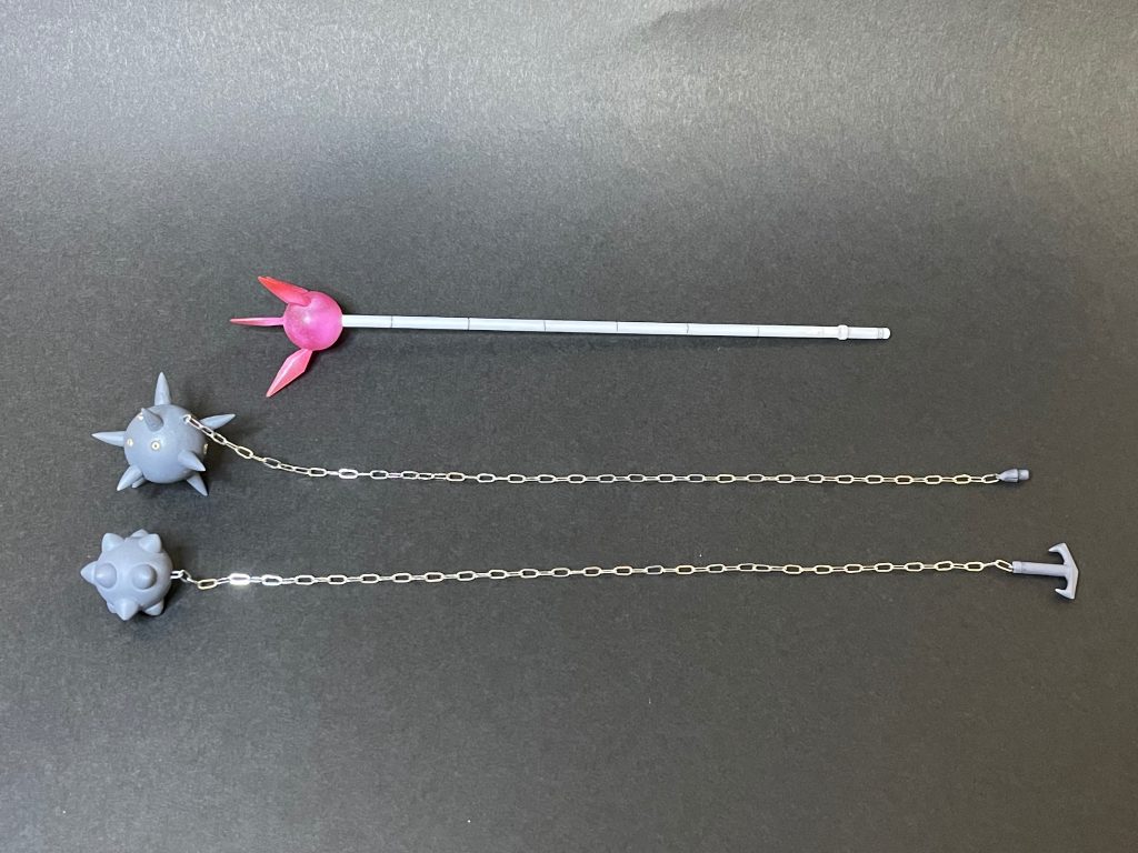ビームジャベリンとガンダムハンマー、ハイパーハンマーはフルアーマーガンダムで紹介したものを装備可能！