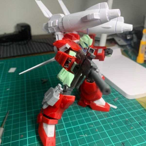 HG 1/144 ジェガン ／ 1/100 Gキャノンマグナ ミキシング