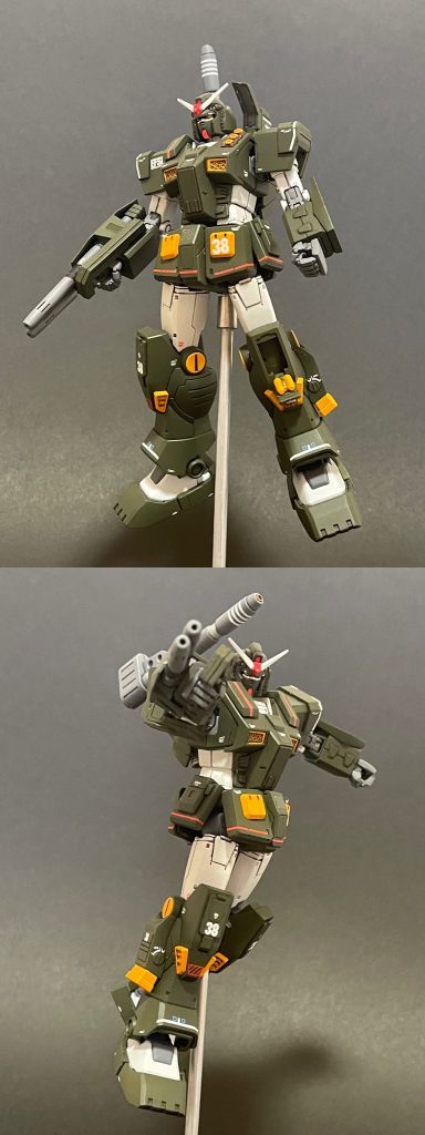 カラーレシピ＊グリーン部:カーキグリーン＋グリーン＋ジャーマングレー＊ホワイト部：ガイアホワイトサフ＋ニュートラルグレー＊レッド部：ハーマンレッド＊グレー部：メカサフライト＊オレンジ部：オレンジイエローフラットコート&nbsp;