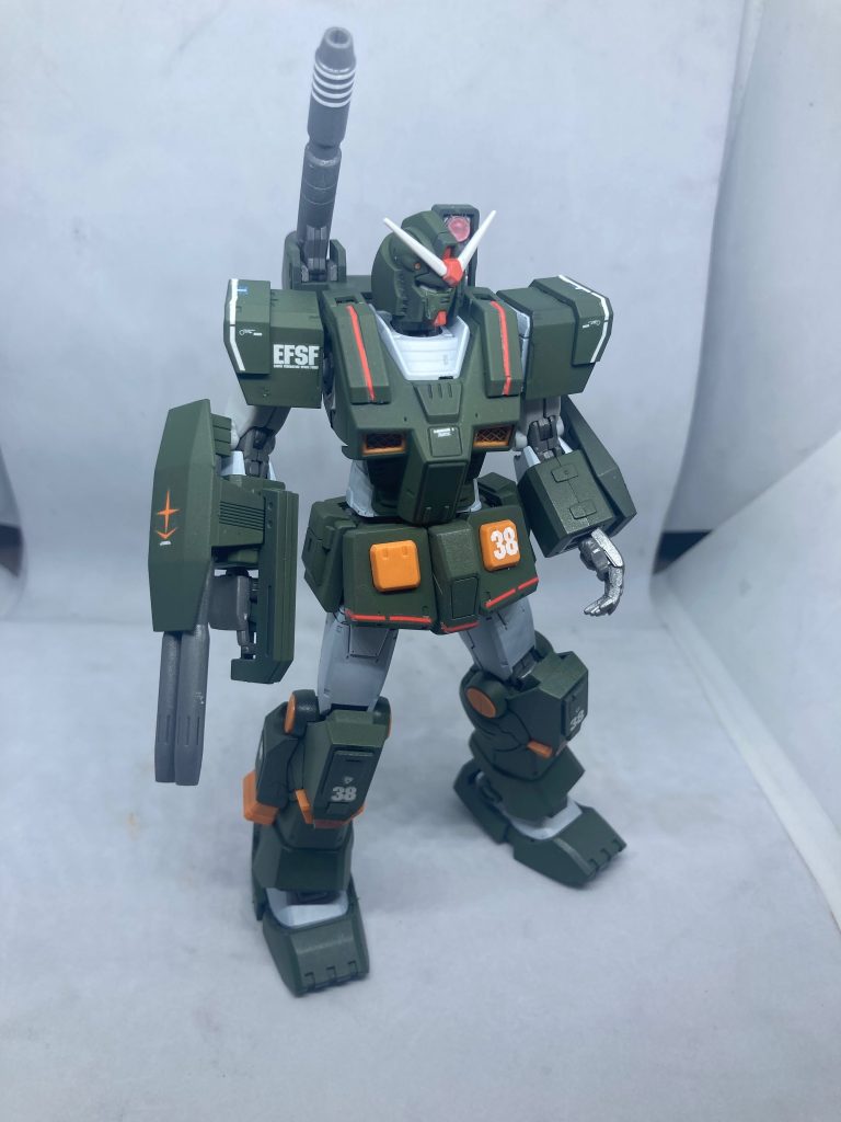 数百円の1/144旧キット世代だった自分にとってオリジンベースのこのヌルヌル動く最新フルアーマー、もの凄く感動ものでした。