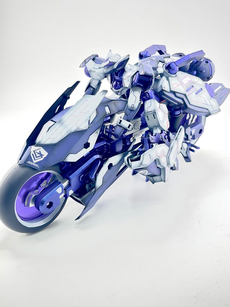個人的にはこのとんがった感じの変なバイクと変なカタチのベギルベウを簡単にガッチャンコして変なモノが出来たことに、ちょっと満足出来た息抜きタイムで🤣