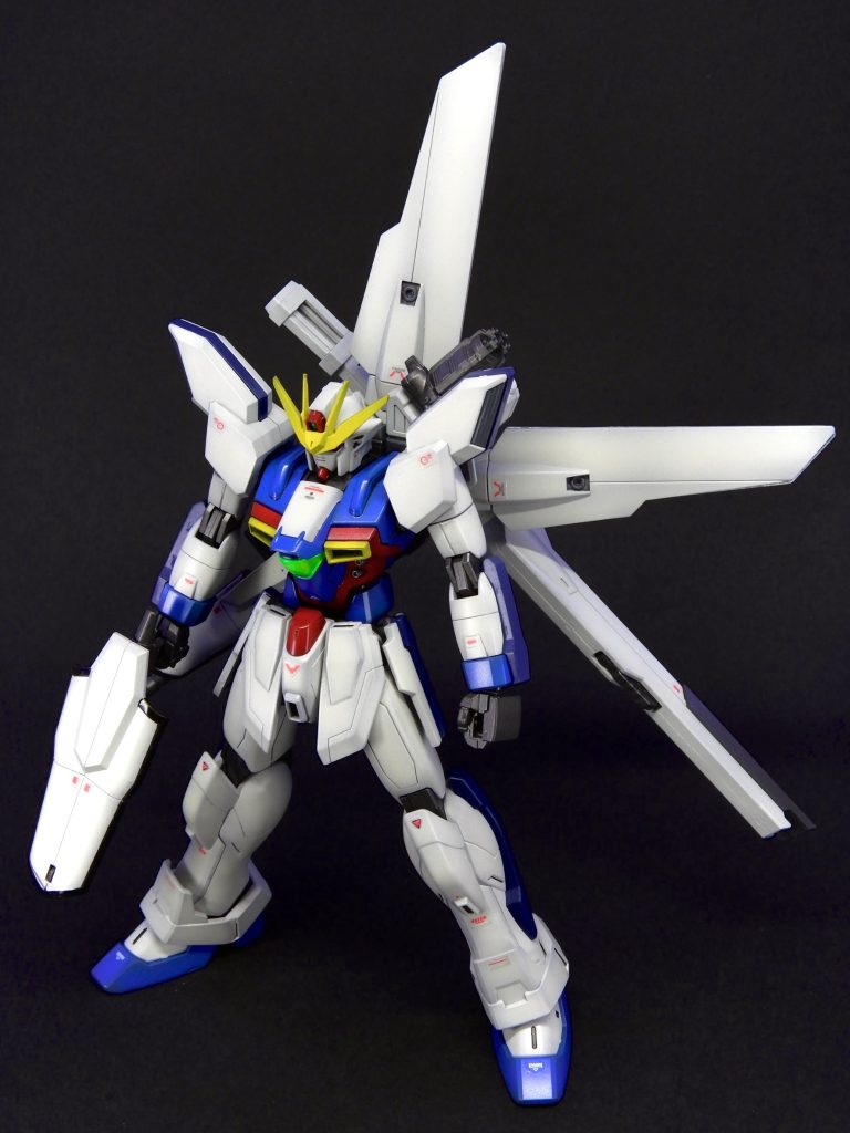 HGAW ガンダムX (黒立ち上げ)–4枚目/制作者：ARIKA_plamozombie