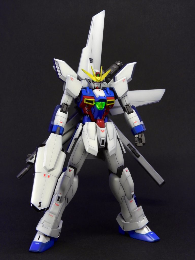 HGAW ガンダムX (黒立ち上げ)–3枚目/制作者：ARIKA_plamozombie