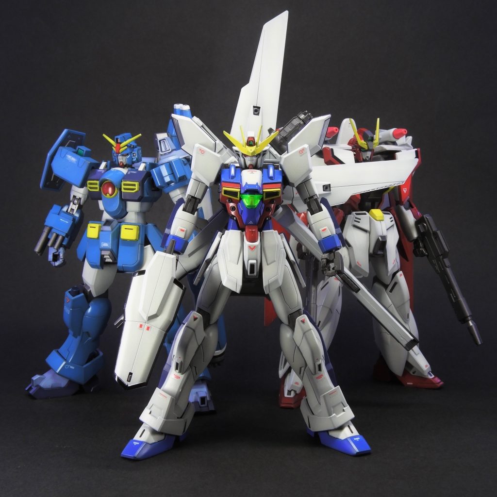 HGAW ガンダムX (黒立ち上げ)–6枚目/制作者：ARIKA_plamozombie