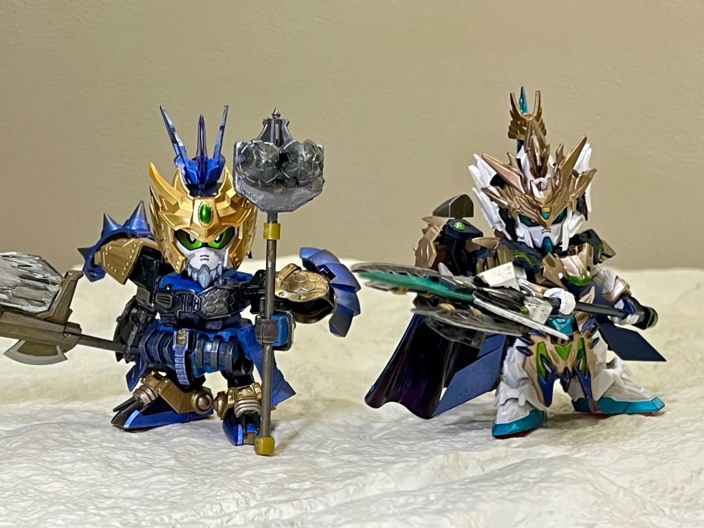 蜀の第六の虎 選抜戦！ 姜維ガンダム VS 魏延ガンダム （ガンダムMk-II VS ダブルオーガンダム） SD三国伝