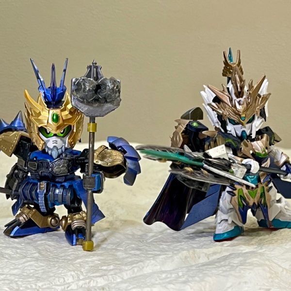 蜀の第六の虎 選抜戦！ 姜維ガンダム VS 魏延ガンダム （ガンダムMk-II VS ダブルオーガンダム） SD三国伝