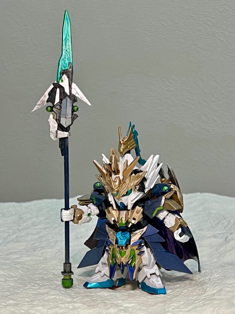 蜀の第六の虎 選抜戦！ 姜維ガンダム VS 魏延ガンダム （ガンダムMk-II VS ダブルオーガンダム） SD三国伝–2枚目/制作者：HNY