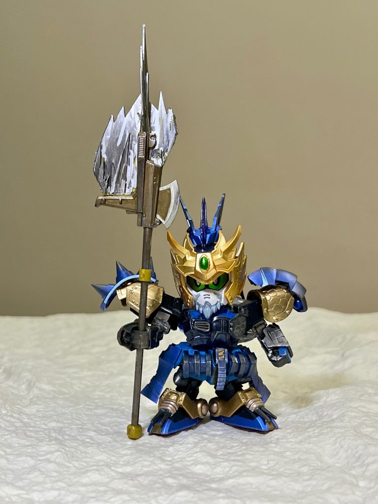 蜀の第六の虎 選抜戦！ 姜維ガンダム VS 魏延ガンダム （ガンダムMk-II VS ダブルオーガンダム） SD三国伝–3枚目/制作者：HNY