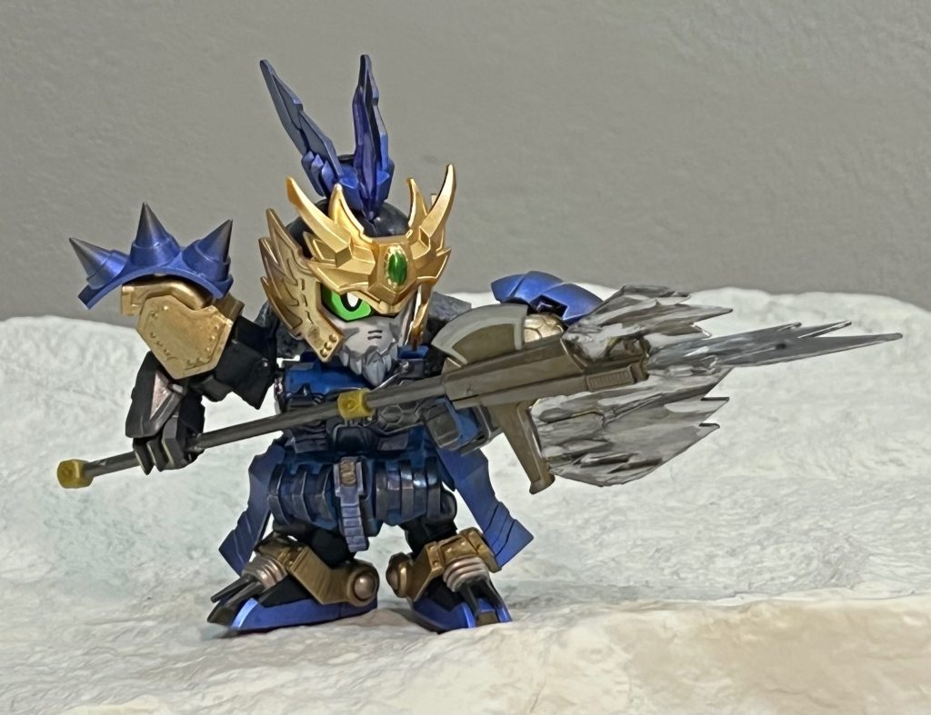 蜀の第六の虎 選抜戦！ 姜維ガンダム VS 魏延ガンダム （ガンダムMk-II VS ダブルオーガンダム） SD三国伝–5枚目/制作者：HNY