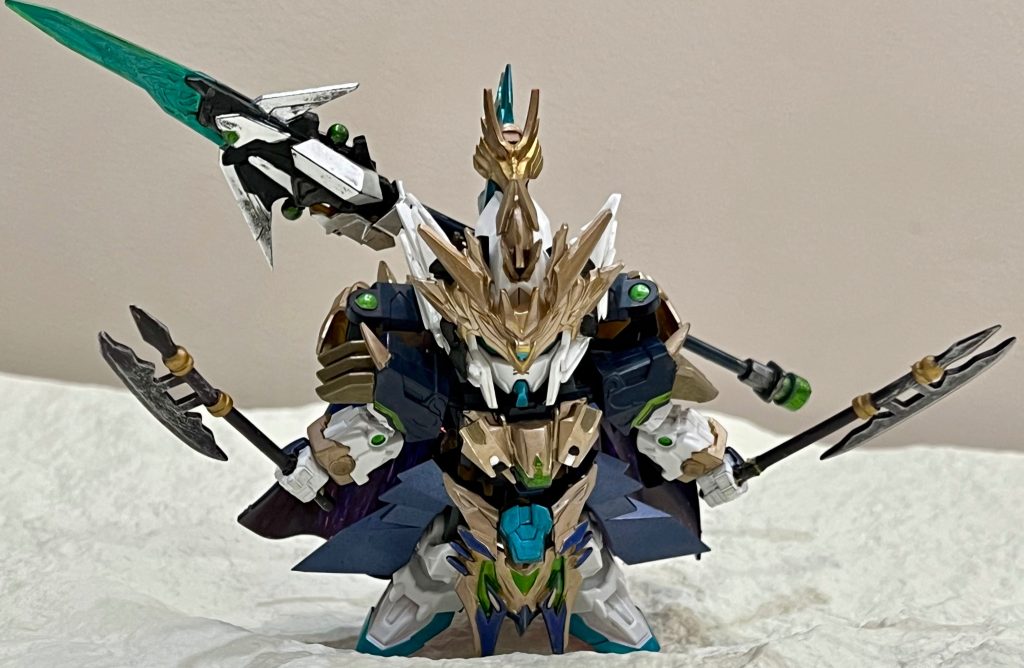 蜀の第六の虎 選抜戦！ 姜維ガンダム VS 魏延ガンダム （ガンダムMk-II VS ダブルオーガンダム） SD三国伝–4枚目/制作者：HNY