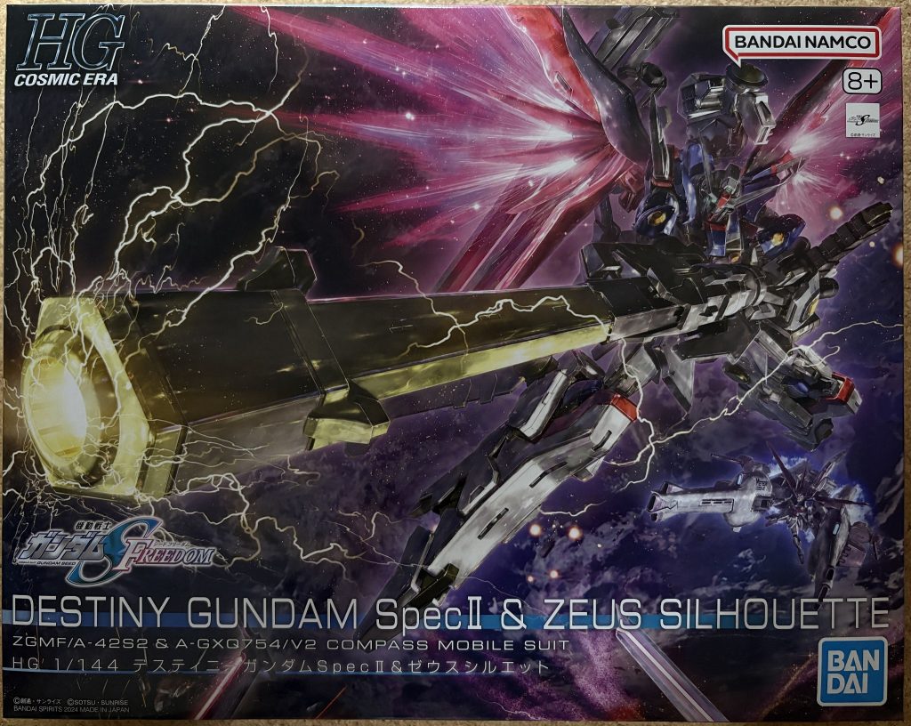 HG　デスティニーガンダムSpecⅡ＆ゼウスシルエット–9枚目/制作者：さむ。