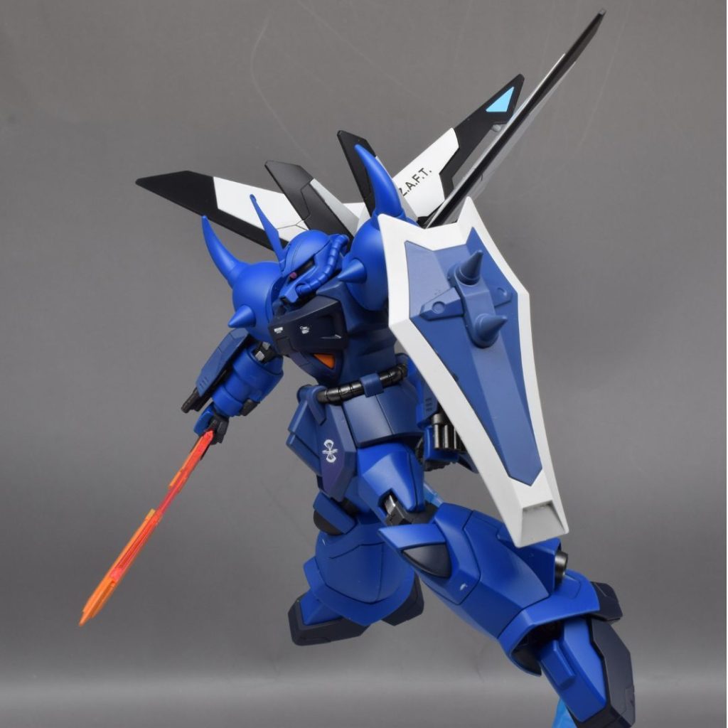 グフイグナイテッド量産機カラー–3枚目/制作者：アンジェロのプラモデル工房