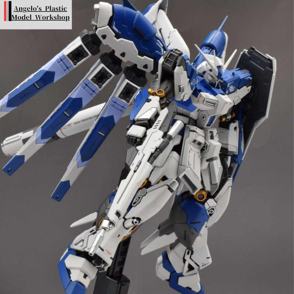 Hi-ν　ガンダム–2枚目/制作者：アンジェロのプラモデル工房