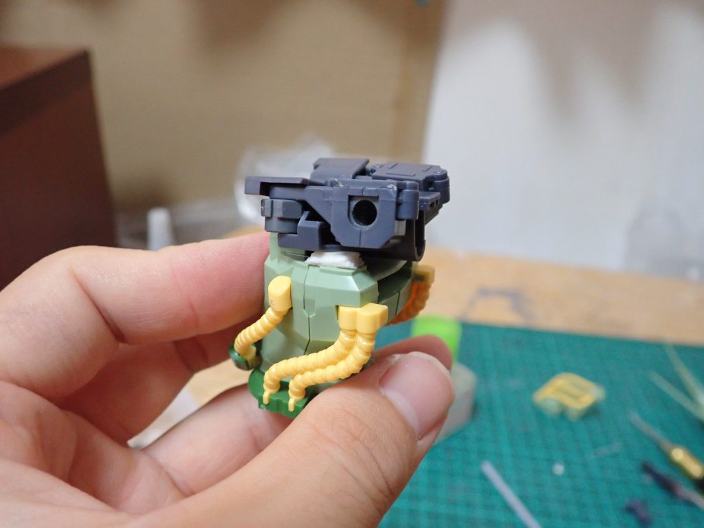 胴体も隙間を埋めました