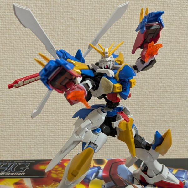 （先程、完成版を投稿した）「ガンダムモラクス」の塗装前です。ガンダムフレーム部分は、バルバトスルプスレクス・端白星・フラウロスで構成してます。差し替え無しで、遠距離主体から格闘主体のハイパーモードになれます♪♪（1枚目）