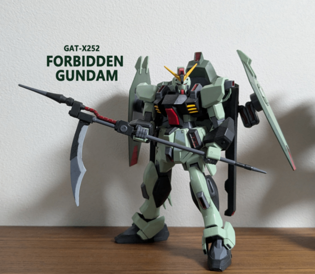 結局こっちも塗ったり。HGフォビドゥンガンダム。