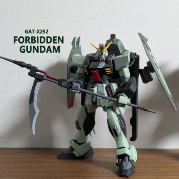 結局こっちも塗ったり。HGフォビドゥンガンダム。