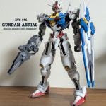 久しぶりに全部筆塗りで、ガンダムエアリアル