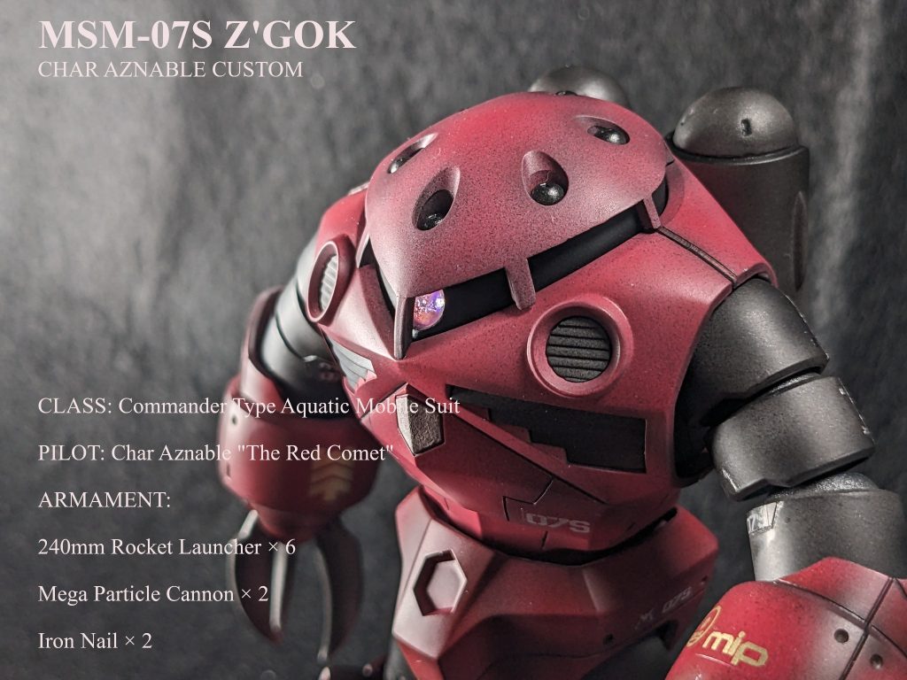 HG　シャア専用ズゴック「冗談ではない！」by　シャア・アズナブル